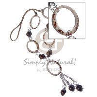 5 pcs. 50mmx40mm cowrie ring shells and