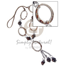 5 pcs. 50mmx40mm cowrie ring shells and