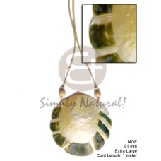  beige leather thong with 80mm