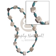 floating kabibe shells with 2 3mm coco heishe