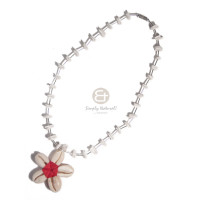 double sided sigay flower with white rose