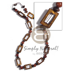 30mmx20mm rectangular laminated golden amber kabibe shell