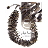 1in flat choker criss cross natural hammershell