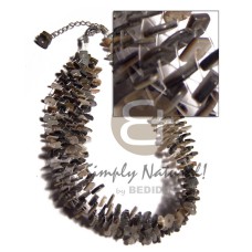 1in flat choker criss cross natural hammershell