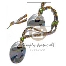 macrame wax cord in olive green and golden brown combination and 50mmx