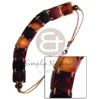 9 pcs. 20mm square black tab