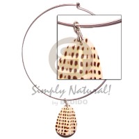 nickel free silver hoop ring with oval cunos