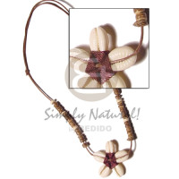 double sided sigay choker in wax cord