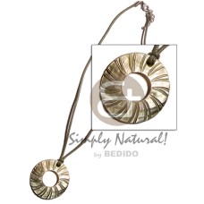 round spinning wheel blacklip in wax