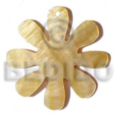 8 petals mother of pearl shell (MOP) flower 45mm