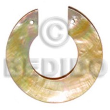 c cut mother of pearl shell (MOP) round 50mm