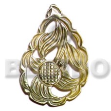 blacklip teardrop with design 50mm