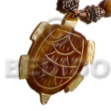 40mm mother of pearl shell (MOP) turtle with skin