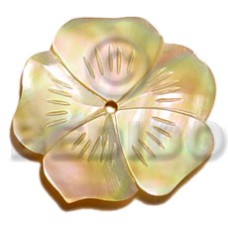 35mm flower mother of pearl shell (MOP)