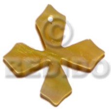 35mm mother of pearl shell (MOP) cross