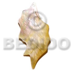 35mmx20mm mother of pearl shell (MOP) leaf