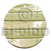 60mm segmented kabibe  light green