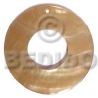 40mm mother of pearl shell (MOP) ring with 18mm center hole