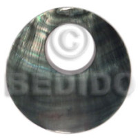 40mm round blacklip with 16mm hole