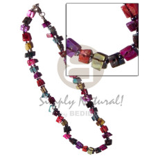 floating rainbow sq. cut hammershell with glass
