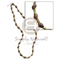 nassa tiger with glass beads