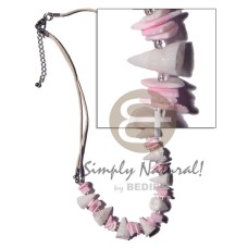 2 rows wax cord with vertagus shell