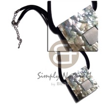 45mmx45mm blacklip shell cracking with inlaid