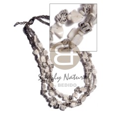 3 rows floating white rose plain and