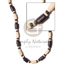 black white wood tube with coco Pokalet bleach