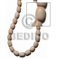 oval natural white wood 10x15mm  29