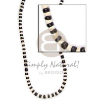 4 5mm coco Pokalet black and white zebra