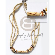 4 rows blea. co, hei. transp bead Pokalet wood burning