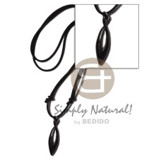 40mm celtic eye carabao black horn