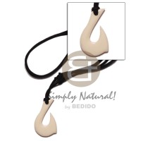 white carabao bone hook 40mm on adjustable