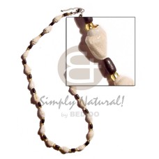 nassa white with rice wood and glass