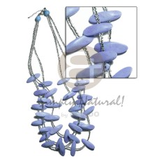 3 layers lilac slidecut natural wood with