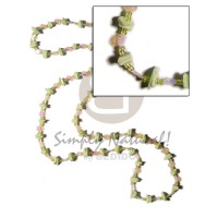 36 in. continuous mint green white rose