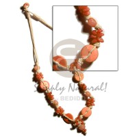 orange buri seed nuggets with 7 8mm coco