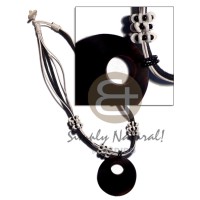 5 layers wax cord with white clam