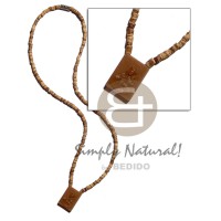 2 3mm coco heishe tiger with embossed jesus