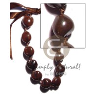 brown kukui nuts ( 16 pcs.