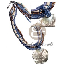 6 rows bleach white wood tube, glass