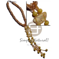 8 rows  twisted glass beads 2 3mm coco