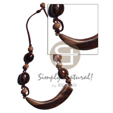 23mmx110mm robles wood tusk with rubber seed