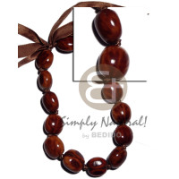 rubberseeds with adjustable ribbon  16 pcs.