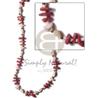 earth tones white sq. cut  2 3 heishe