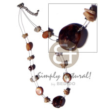 brownlip tiger shell nuggets in magic wire