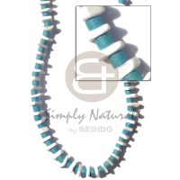 4 5 mm coco heishe aqua blue with