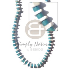 4 5 mm coco heishe aqua blue with