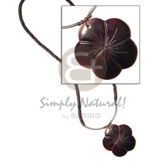 2 3 black coco heishe with metal tube